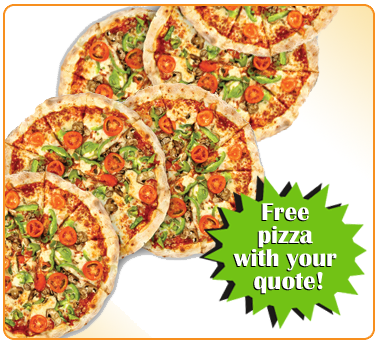 Get Free Pizza with Your Quote!